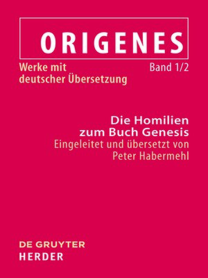 cover image of Die Homilien zum Buch Genesis